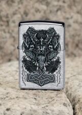 Zippo viking design d'occasion  Saint-Etienne