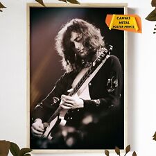 Póster fotográfico de concierto de Jimmy Page en Led Zeppelin lona metal estampados artísticos de pared segunda mano  Embacar hacia Argentina