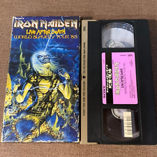 IRON MAIDEN Live After Death '85 JAPÃO FITA DE VÍDEO VHS 00ZS2004 com estojo deslizante comprar usado  Enviando para Brazil