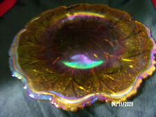 Vintage amber iridescent for sale  Shipping to Ireland