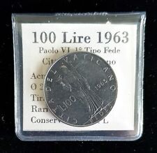 100 lire 1963 usato  Italia