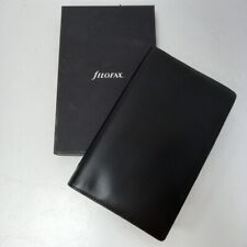 Filofax black deluxe for sale  ROMFORD