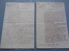 Rare lettre manuscrit d'occasion  Lille-