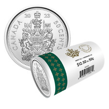 Kanada 2023 50 centów Król Karol III Royal Bildnis Special Wrap Circular Roll na sprzedaż  PL