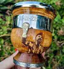 Mate madera de algarrobo ARGENTINA CAMPEÓN DEL MUNDO ⭐⭐⭐⭐, usado segunda mano  Argentina 