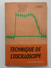 Livre technique oscilloscope d'occasion  Tulle