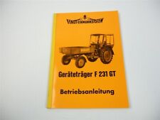 Fendt f231gt geräteträger gebraucht kaufen  Merseburg