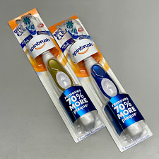 ESCOVA DE DENTES (PACOTE COM 2) Pro Clean alimentada por bateria com cerdas médias azul comprar usado  Enviando para Brazil