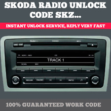 Skoda Radio Code Decode Unlock PIN Swing Bolero Stream Symphony Blues Octavia for sale  Shipping to South Africa