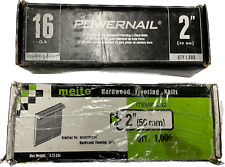 Unhas de piso Powernail &meite L200-16 calibre 16 2 polegadas comprimento L-Cleat (1000 ct) comprar usado  Enviando para Brazil