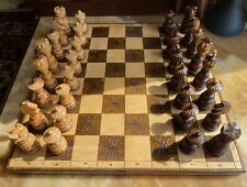 Schachspiel holz 48x48cm gebraucht kaufen  Staufenberg