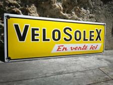 Plaque émaillée Vélo SOLEX Enamel plate no Bp Solexine Motobécane Peugeot d'occasion  Le Mesnil-Saint-Denis