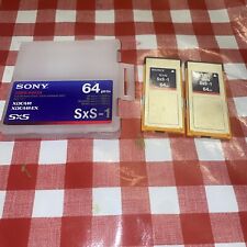 Tarjetas de memoria y lector de tarjetas Sony (2) 64 GB SxS-1 segunda mano  Embacar hacia Argentina