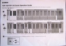 Yamaha YDP-162 YDP-142 Digital Piano Original Quick Operation Guide Info Sheet, used for sale  Shipping to South Africa