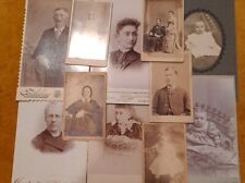 Lot Of Antique Victorian CDV Cabinet Photos 1800s Portraits Baby Woman Man Lot for sale  Shipping to South Africa