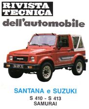 CD Manuale Tecnico d'Officina RIVISTA TECNICA SANTANA SUZUKI S410 S413 SAMURAI*, usado segunda mano  Embacar hacia Argentina