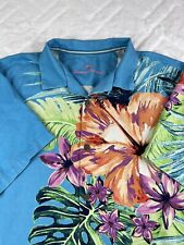 Camisa de campamento de seda isla de Kayo Tommy Bahama para hombre (L) serie de artistas 2022 ST324742 LE segunda mano  Embacar hacia Mexico