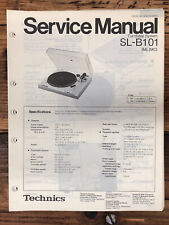 Technics SL-B101 toca-discos / toca-discos manual de serviço *original* comprar usado  Enviando para Brazil