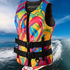 Colete salva-vidas adulto super flutuabilidade neoprene colete salva-vidas jangada surf caiaque pesca comprar usado  Enviando para Brazil