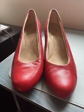 Aerosole red leather for sale  LEOMINSTER