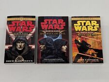 Lote de 3 libros de la saga de Star Wars: trilogía de Darth Bane conjunto completo de pb: antigua república segunda mano  Embacar hacia Mexico