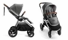 Mamas & Papas Ocarro Grey Twill Pram Travel System Maxi Cosi Car Seat and ISOFIX for sale  Shipping to South Africa