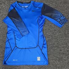 Camiseta deportiva muscular atlética Nike Pro Combat para hombre azul mediana segunda mano  Embacar hacia Argentina
