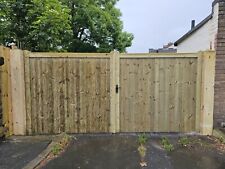 Wooden driveway gate for sale  Shipping to Ireland