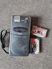 Sanyo Mini Talk Book TRC 3680 Microcassette Voice Recorder Dictaphone for sale  Shipping to South Africa