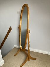 Cheval mirror wooden for sale  SHEFFIELD
