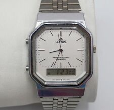 Usado, Lorus Por Seiko Digital Y Analogico Color Plata Reloj de Pulsera Cuarzo segunda mano  Embacar hacia Argentina