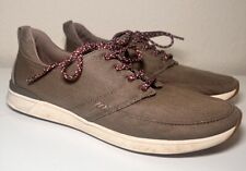 Zapatos informales de lona REEF Rover bajos marrón con cordones para hombre talla 10” segunda mano  Embacar hacia Argentina