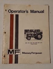 Manual do operador Massey Ferguson MF 255, 265, 275 comprar usado  Enviando para Brazil