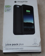 Mophie Juice Pack Plus IPHONE 6 6s Case With Power Bank 3300 MAH Black 120% segunda mano  Embacar hacia Argentina