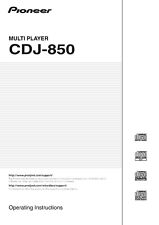 Operating Instructions for Pioneer CDJ-850 for sale  Shipping to South Africa