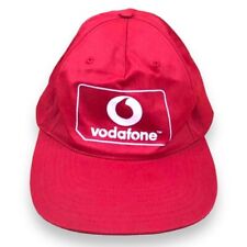 Used, Vintage Baseball Cap Red Vodaphone Hipster Phone Cap Hat for sale  Shipping to South Africa