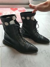 Bottines noires cuir d'occasion  Aix-en-Provence-