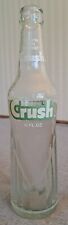 CRUSH SODA 10 OZ BOTTLE CLEAR GLASS ACL EVANSTON, IL POP COLLECTIBLE VINTAGE #63 for sale  Shipping to South Africa