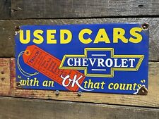 Vintage chevrolet porcelain for sale  Austin