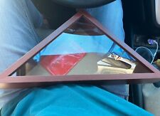 Triangle wooden case for sale  Tucson