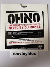 Oh No - The Disrupt Mix + Snippets Mixed By DJ Romes Madlib J Dilla (CD, Promo), usado comprar usado  Enviando para Brazil