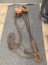 Vtg Vital 5 Ton Chain Block, Hoist, Pulley. Japan. a-x for sale  Shipping to South Africa