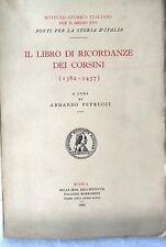 Libro ricordanze dei usato  Italia