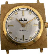 Vintage Vulcain Square 17 Jewel Relógio de Pulso Mecânico Masculino MSR K1 Swiss f Peças comprar usado  Enviando para Brazil