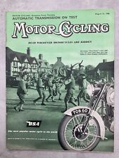 Motorcycling magazine august for sale  COLCHESTER