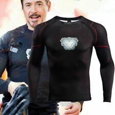 Avengers Infinity War Iron Man T-Shirts Cosplay Superhero Tony Stark 3D Top, used for sale  Shipping to South Africa