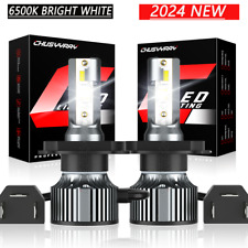 Kit de faróis de LED branco 6500K para Fiat Fiorino 2008-On 2x H4 feixe alto/baixo comprar usado  Enviando para Brazil