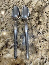 Used, Set Of 2 National Stainless Granada Pattern Serrated Grapefruit Spoon Japan for sale  Shipping to South Africa