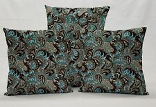 Brown teal paisley for sale  Hector