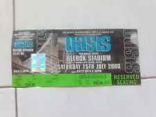 Oasis ticket stub for sale  SHEFFIELD